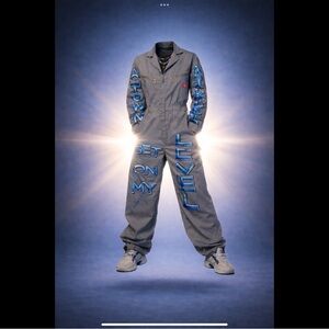 🔥ONE OF A KIND Hand Airbrushed Dickies Coveralls Custom Graffiti Wearable Art 🔥